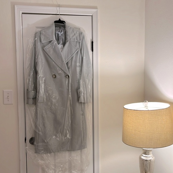 NWT Dillards Antonio Milani ice blue mint pea coat size 6 - Picture 3 of 7